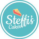 Logo azul Steffi's cakes
