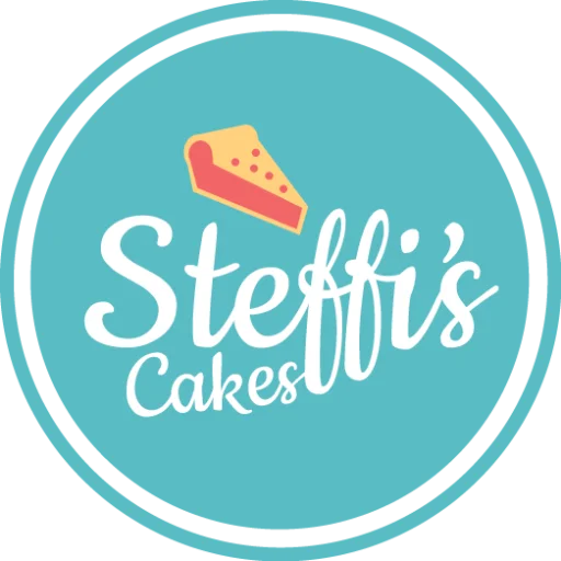 Logo azul Steffi's cakes