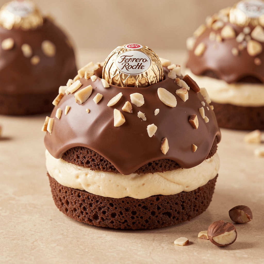 pastel ferrero rocher